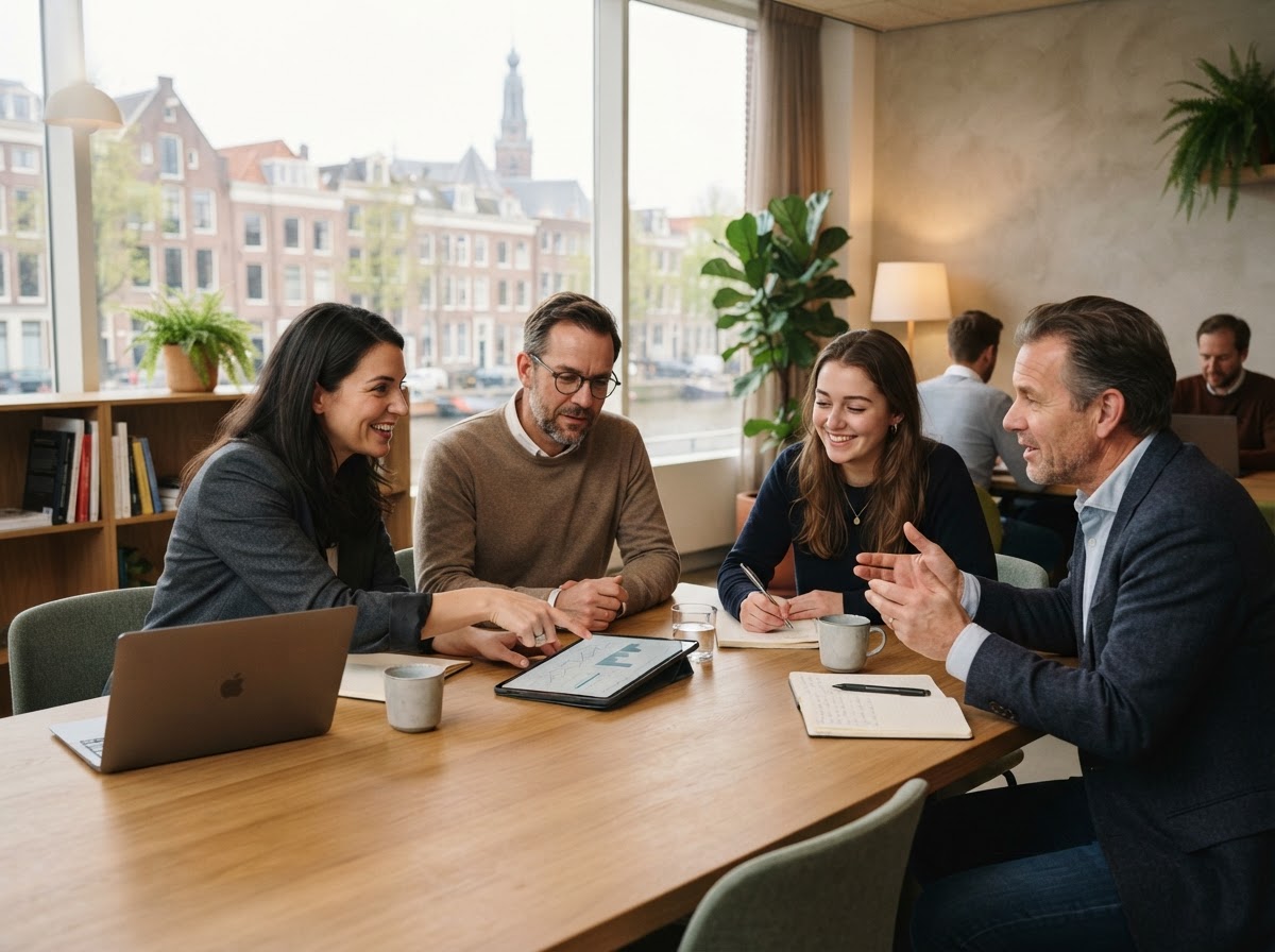 Helder Valnex team bij de analyse van marktdata en risicomodellen